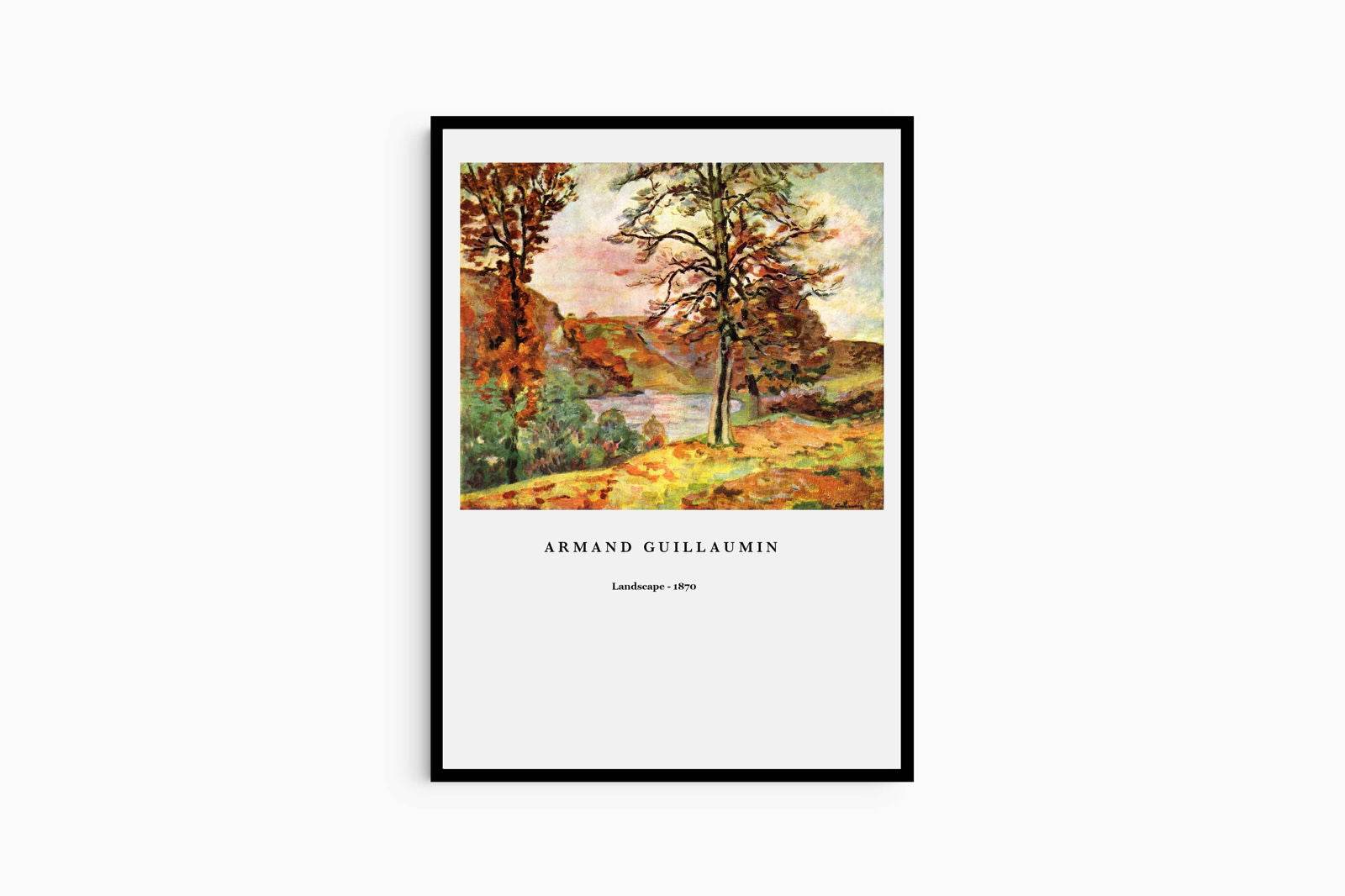 Armand Guillaumin - Landscape Poster - Hakyarts
