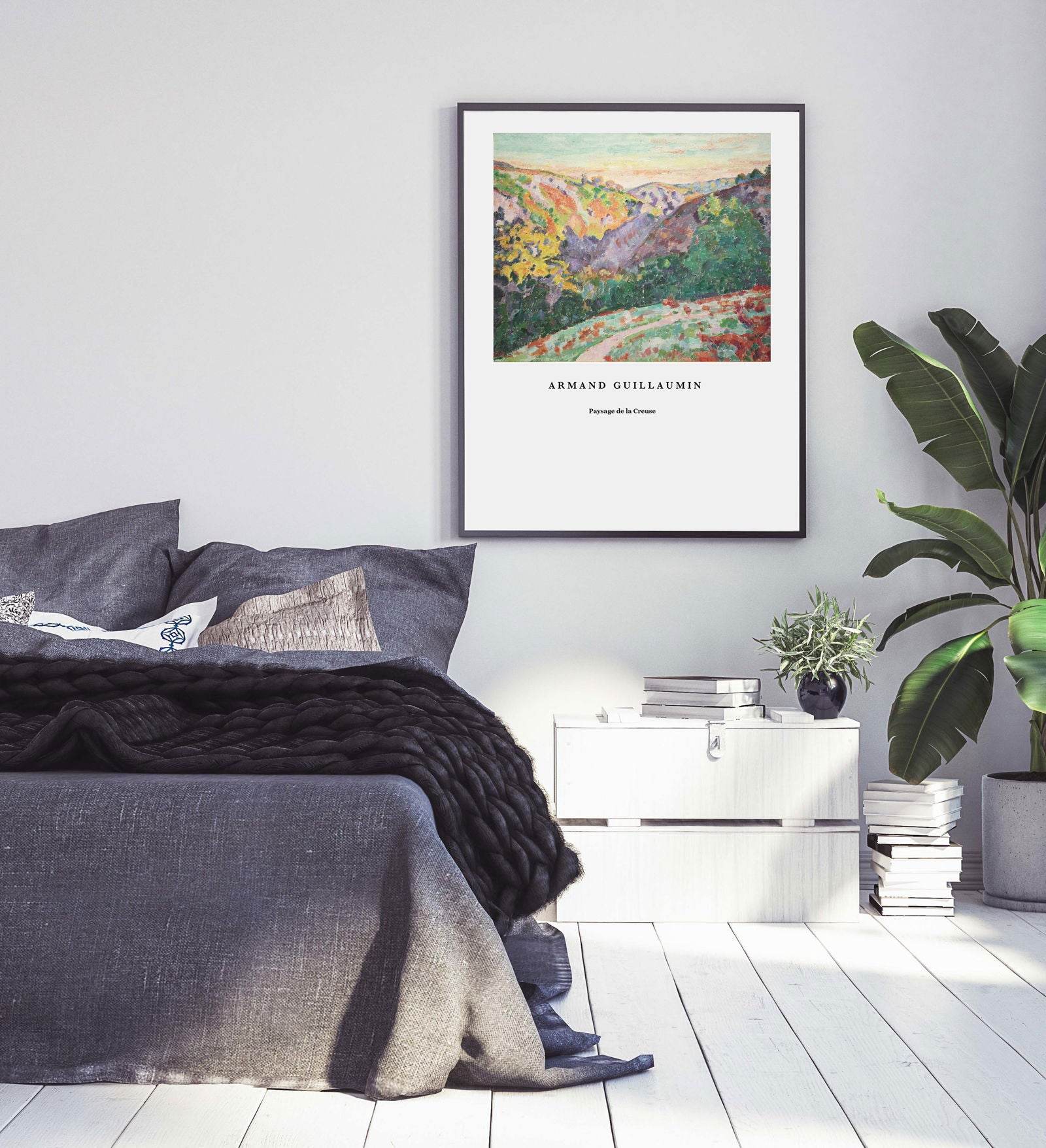 Armand Guillaumin - Paysage de la Creuse Poster - Hakyarts