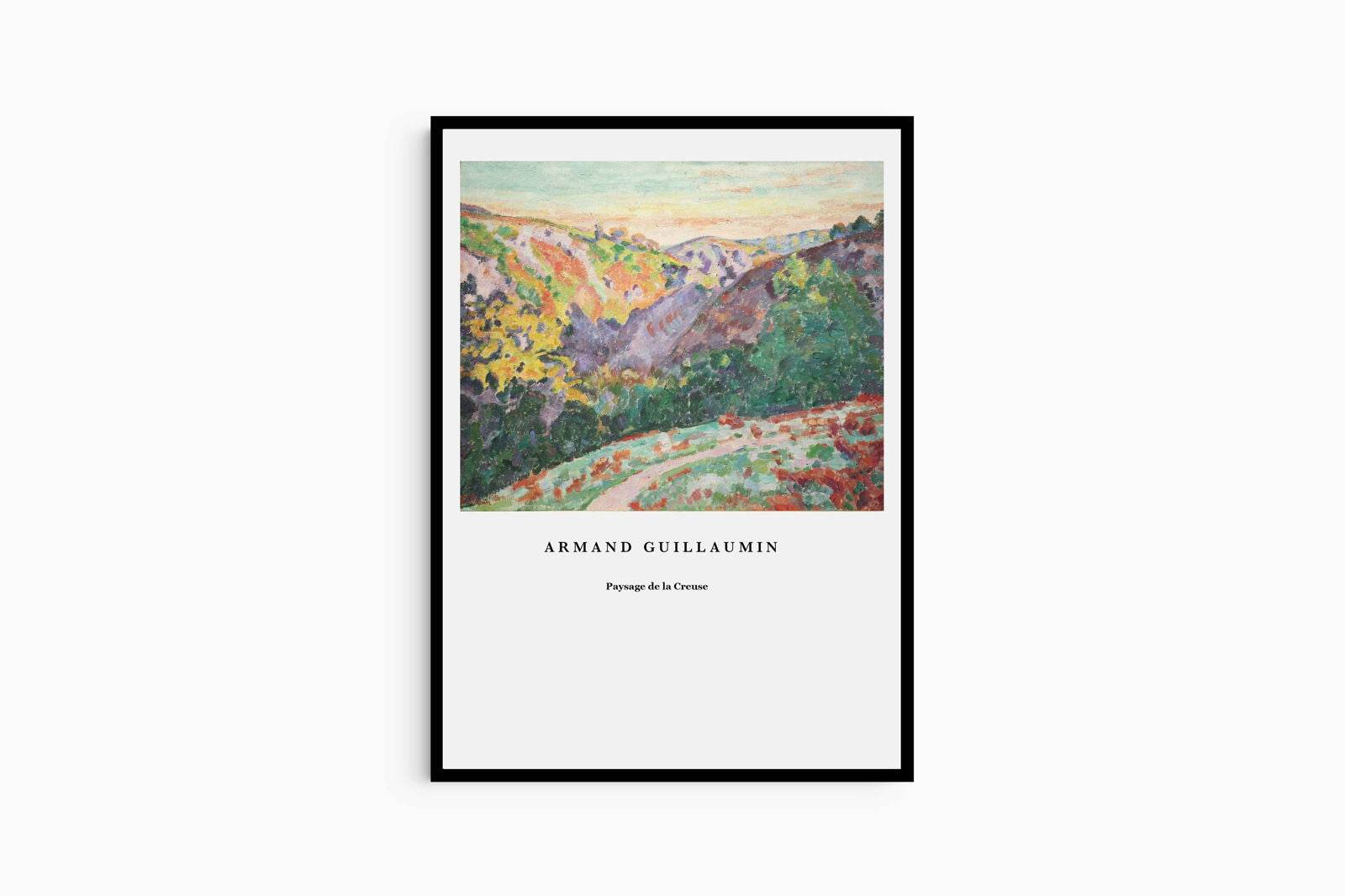 Armand Guillaumin - Paysage de la Creuse Poster - Hakyarts