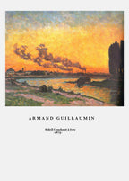 Armand Guillaumin - Soleil Couchant à Ivry Poster - Hakyarts