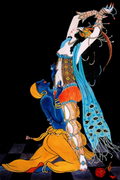 Georges Barbier – Drawings of Dances of Vaslav Nijinsky – Art Deco Ballet Illustration Print