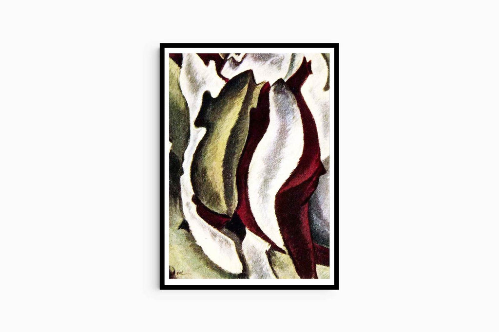 Arthur Dove - Based On Leaf Forms and Spaces - Hakyarts