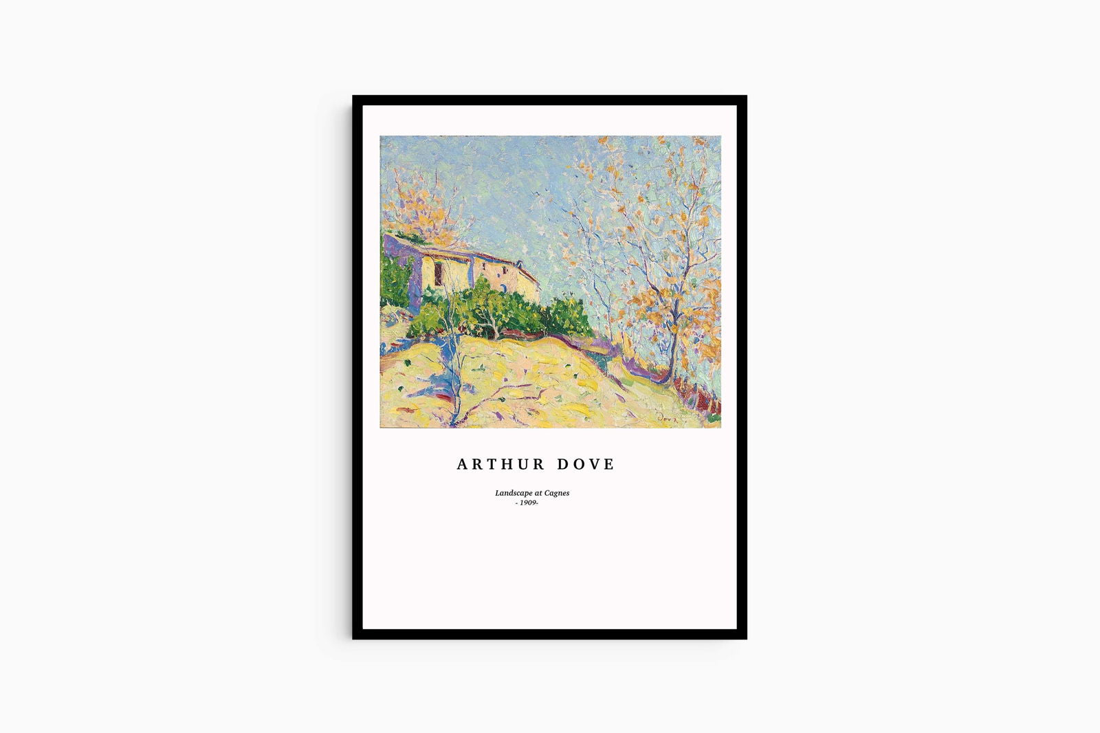 Arthur Dove - Landscape at Cagnes Poster