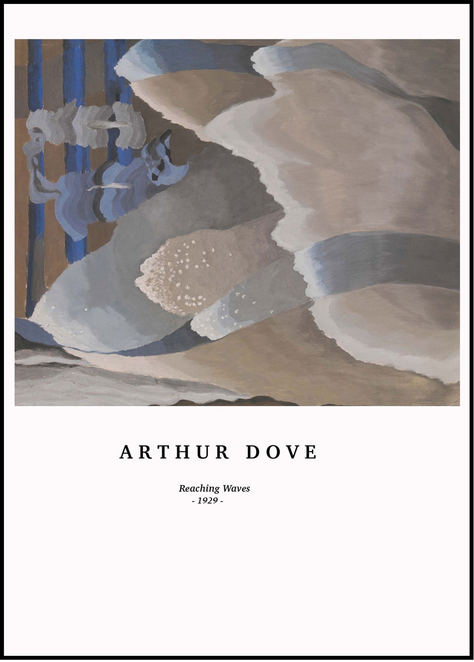 Arthur Dove - Reaching Waves Poster