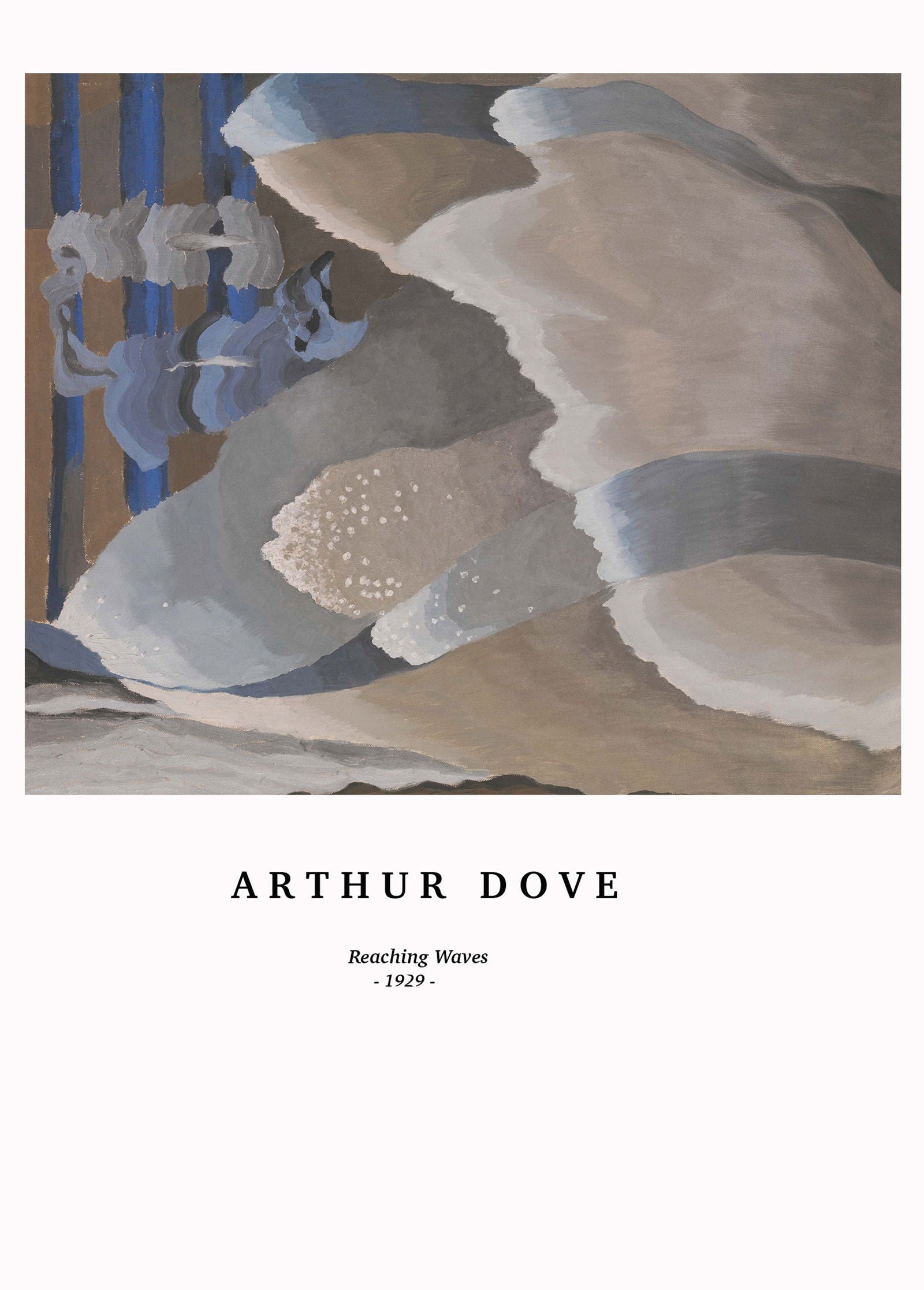 Arthur Dove - Reaching Waves Poster