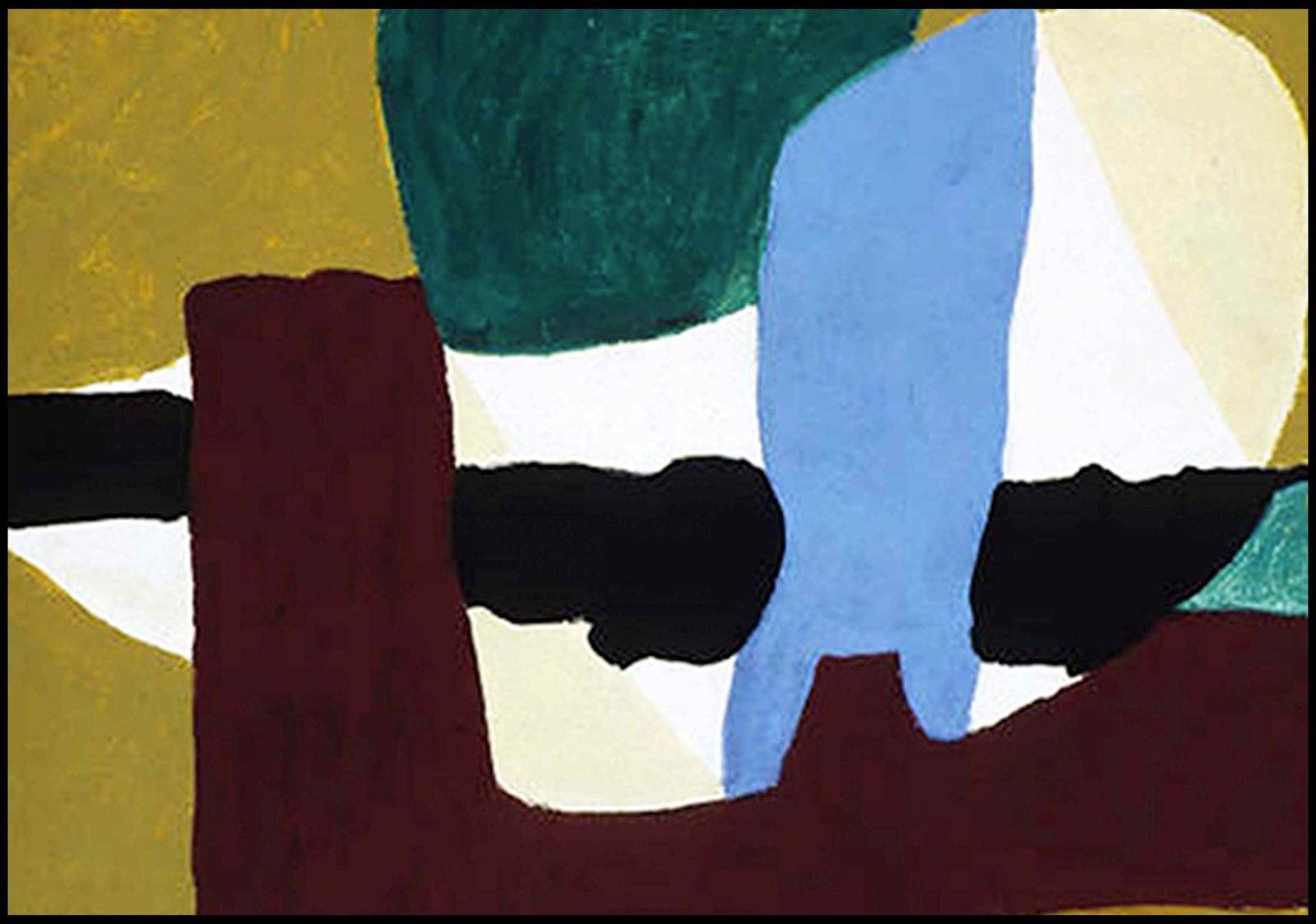 Arthur Dove - Uprights, Mars Violet and Blue - Hakyarts