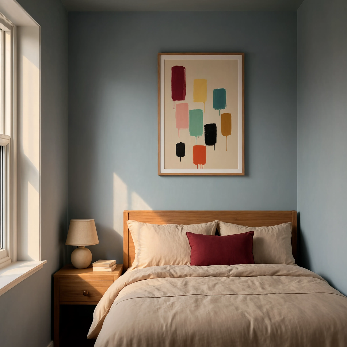 Abstract Color Blocks I | Contemporary Abstract Wall Art Print