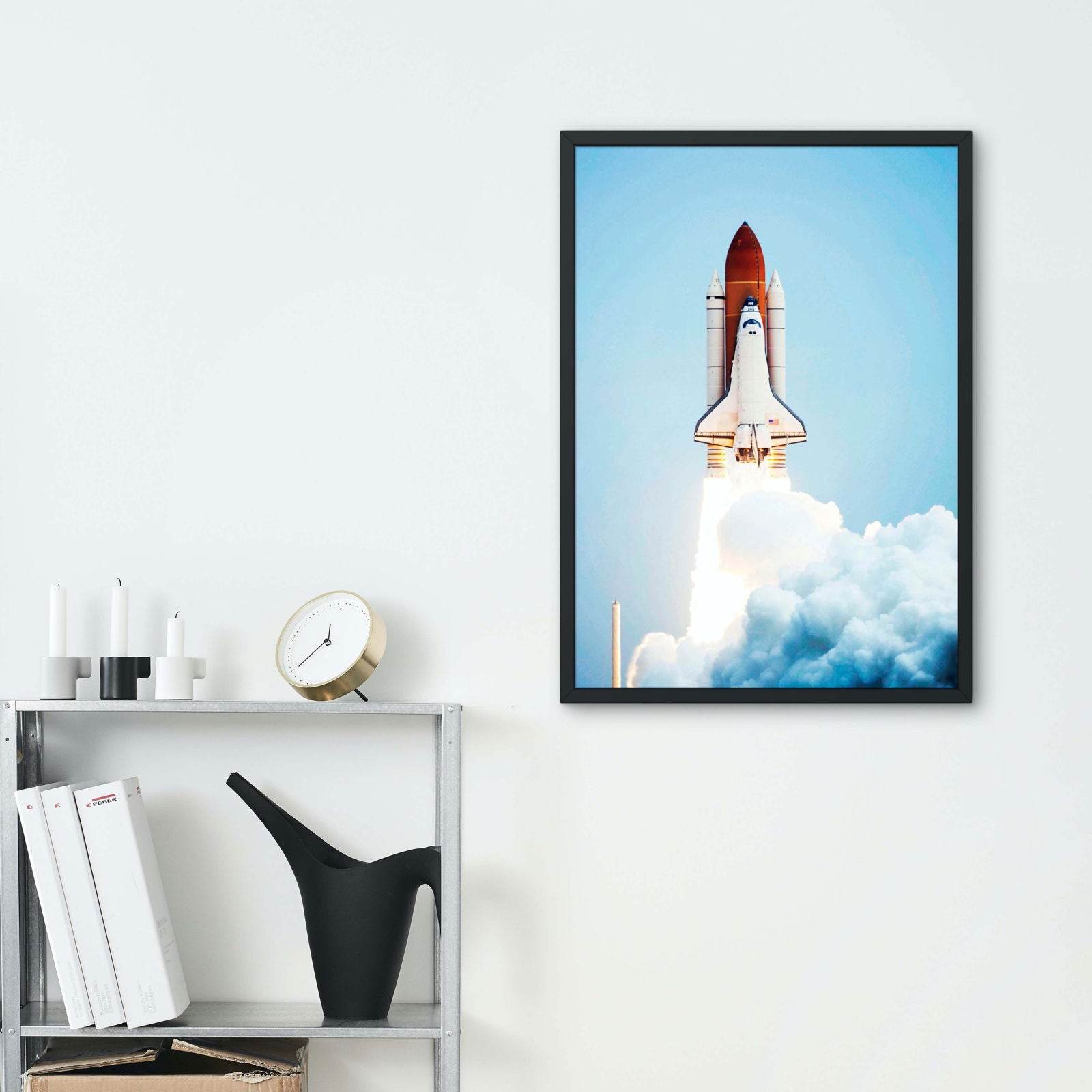 Atlantis Shuttle Launch Poster - Hakyarts