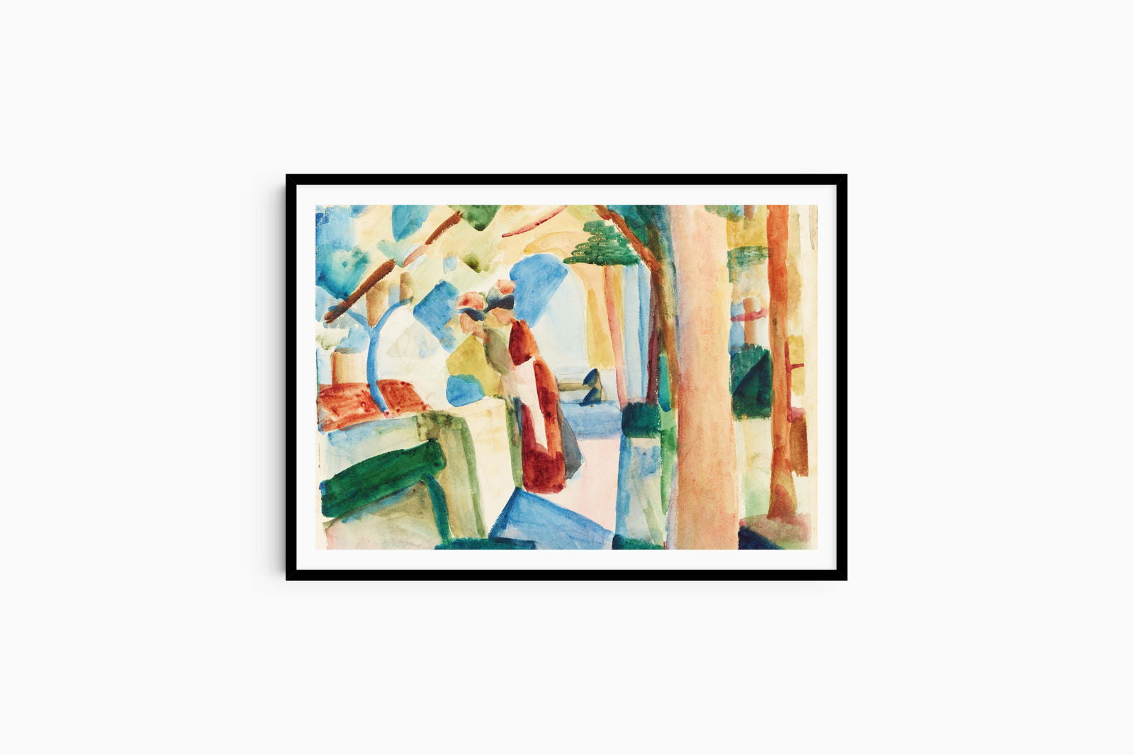 August Macke - At the Thun Cemetery