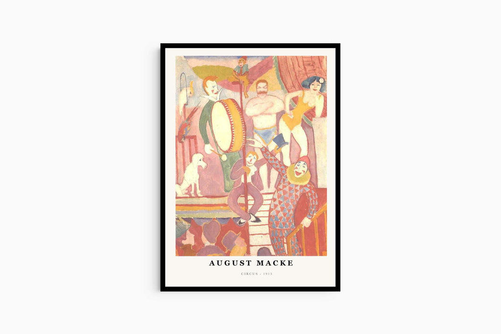 August Macke - Circus Poster