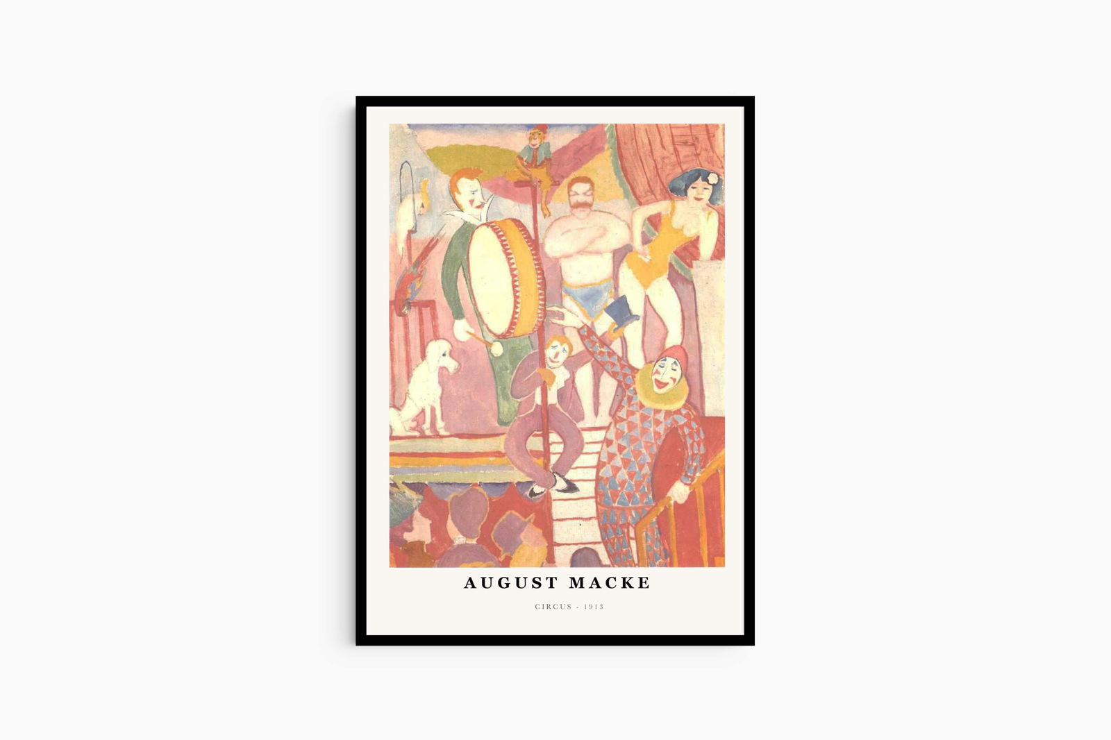 August Macke - Circus Poster