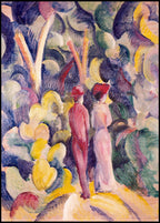 August Macke - Couple on the Forest Track