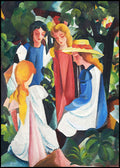 August Macke - Four Girls