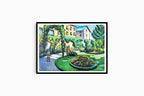 August Macke - Gartenbild