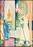 August Macke - In the Temple Hall