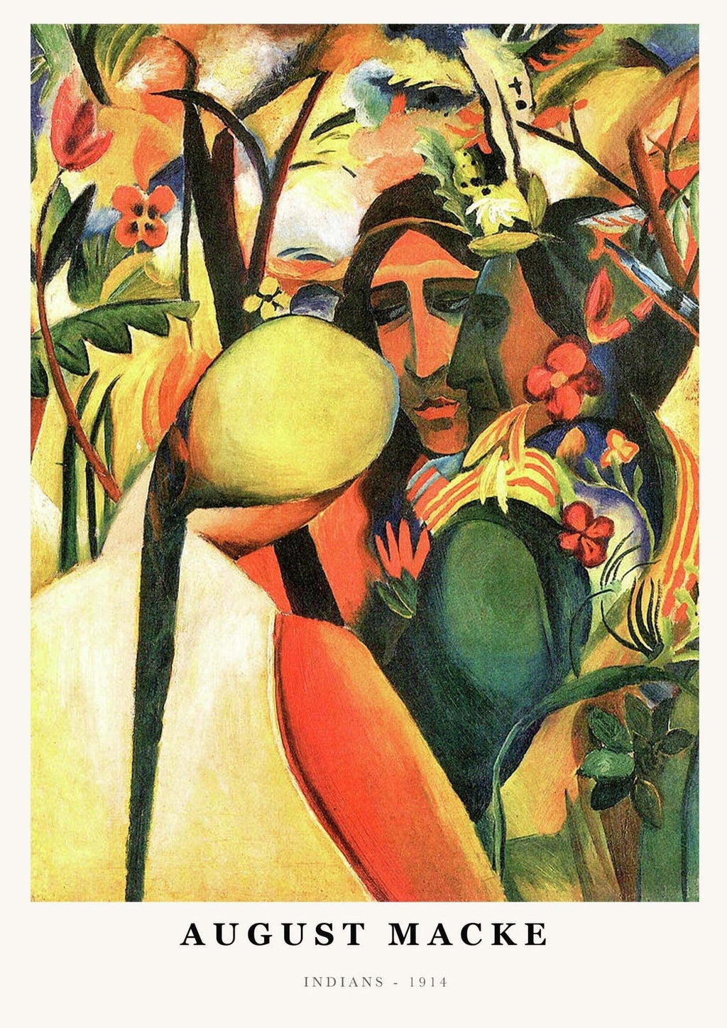 August Macke - Indians Poster