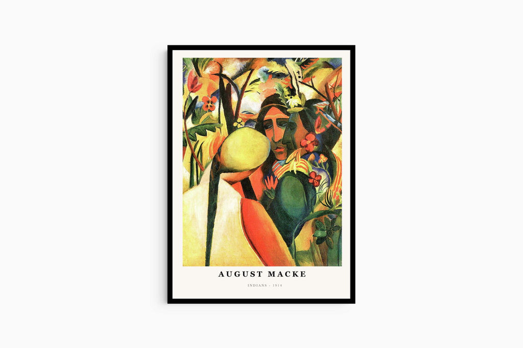 August Macke - Indians Poster