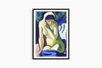 August Macke - Naked Girl with Headscarf