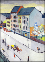 August Macke - Our street in Gray