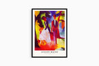 August Macke - People by a Blue Lake Poster