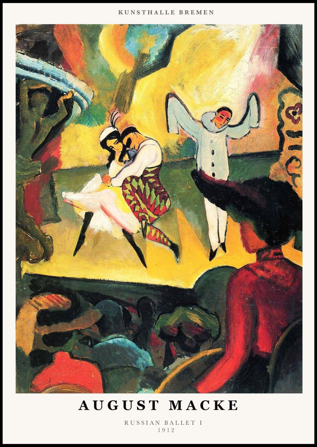 August Macke - Russian Ballet I Poster