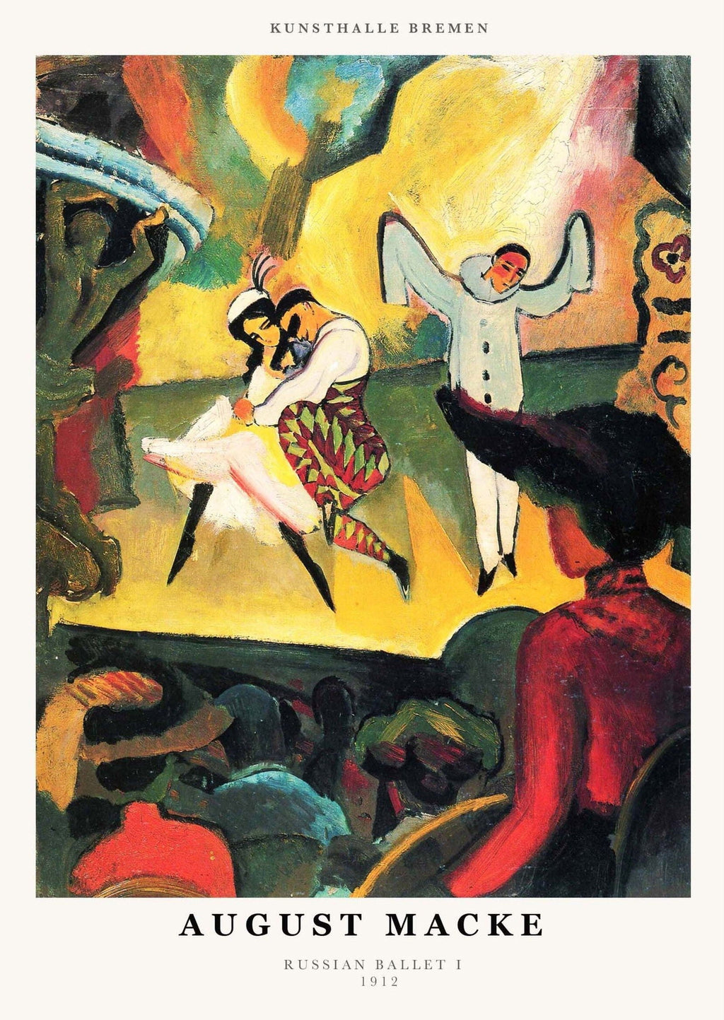 August Macke - Russian Ballet I Poster