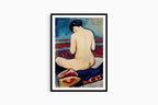 August Macke - Sitting Nude with Pillow