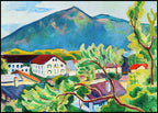 August Macke - Spring Landscape in Tegernsee