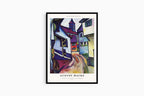 August Macke - Street with Church in Kandern Poster