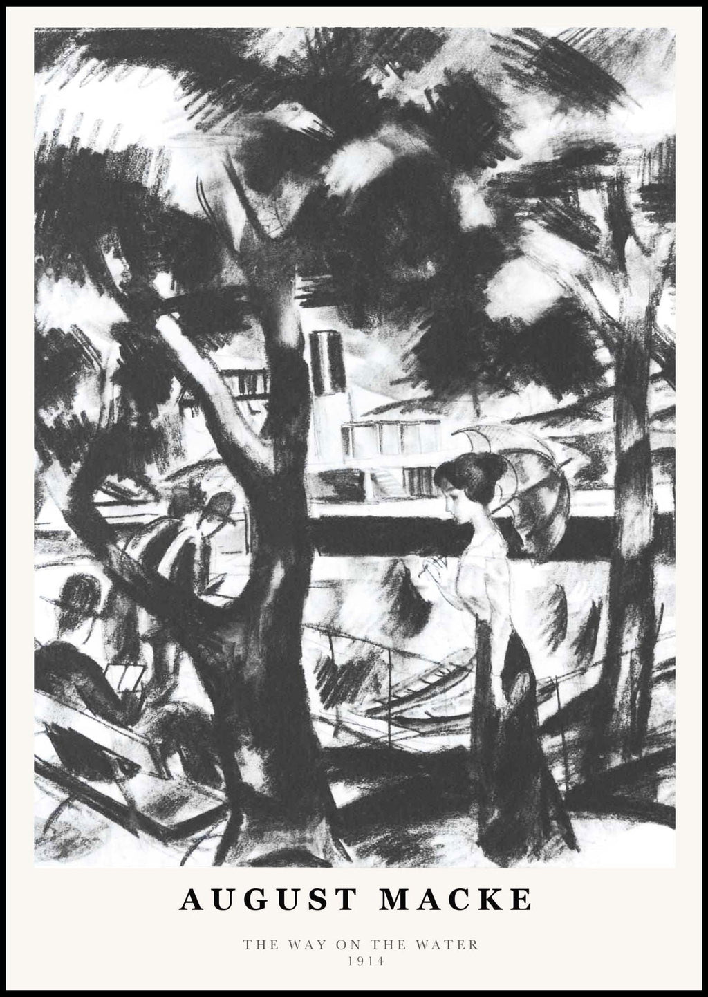 August Macke - The Way on the Water Poster