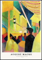 August Macke - Tightrope Walker Poster