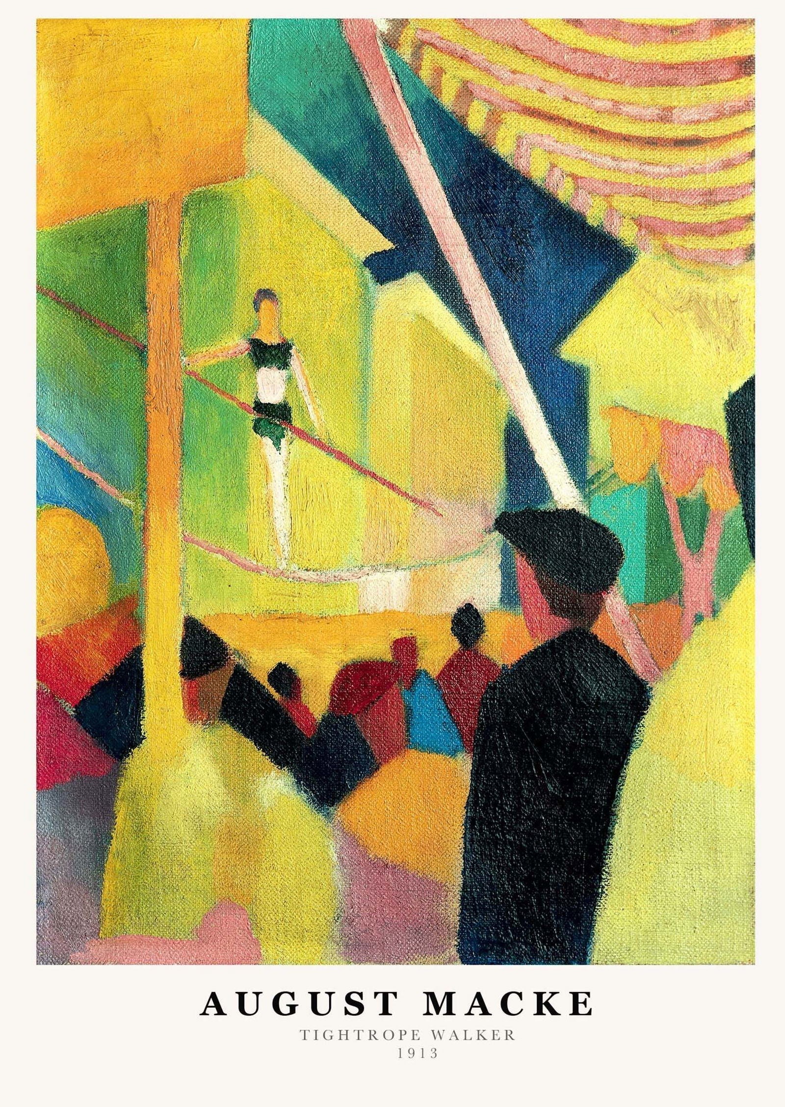 August Macke - Tightrope Walker Poster