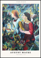 August Macke - Two Girls Poster