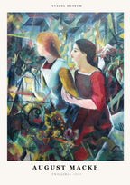 August Macke - Two Girls Poster