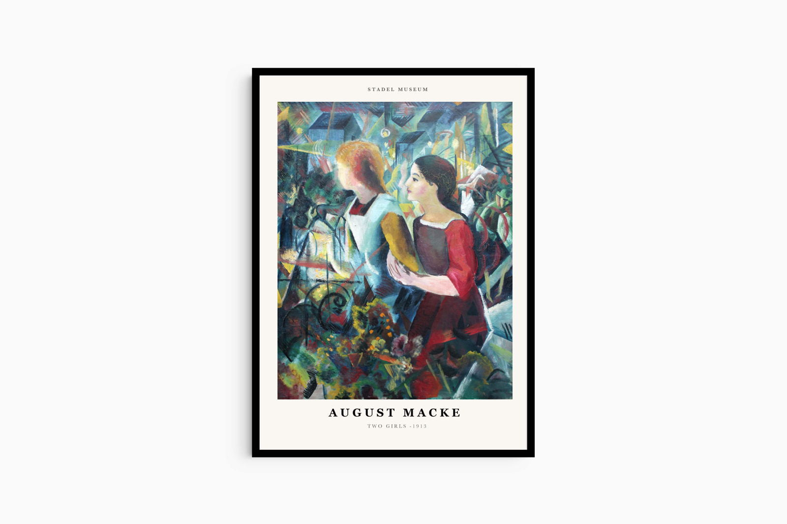 August Macke - Two Girls Poster