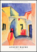 August Macke - View Into a Lane Poster
