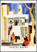 August Macke - View of a Mosque Poster