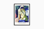 August Macke Poster - Naked Girl with Headscarf Poster