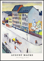 August Macke Poster - Our Street in Gray Poster