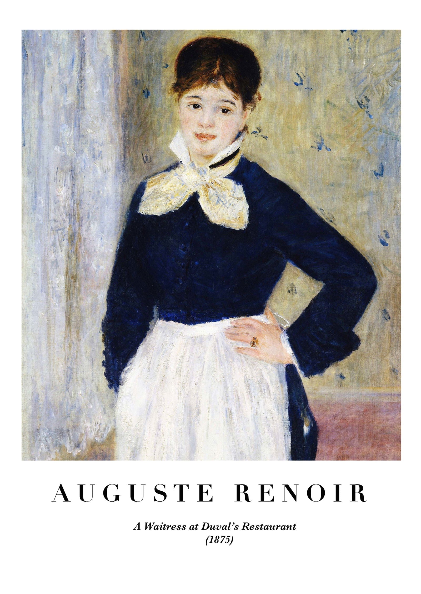 Auguste Renoir - A Waitress at Duval's Restaurant Poster