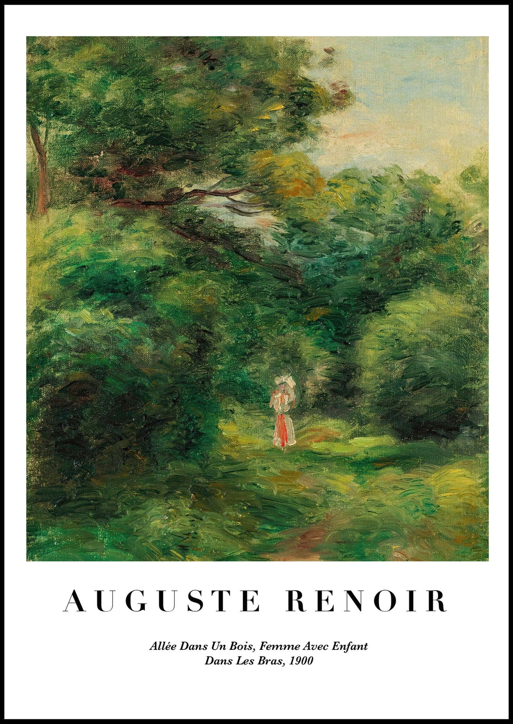 Auguste Renoir - Allée Dans un Bois Poster