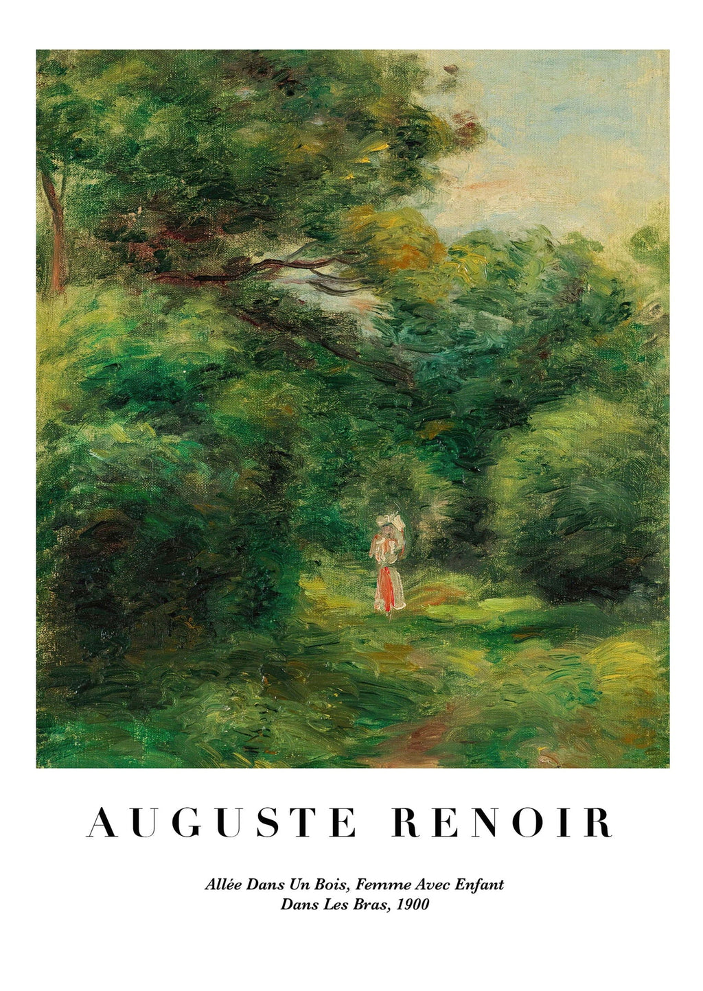 Auguste Renoir - Allée Dans un Bois Poster