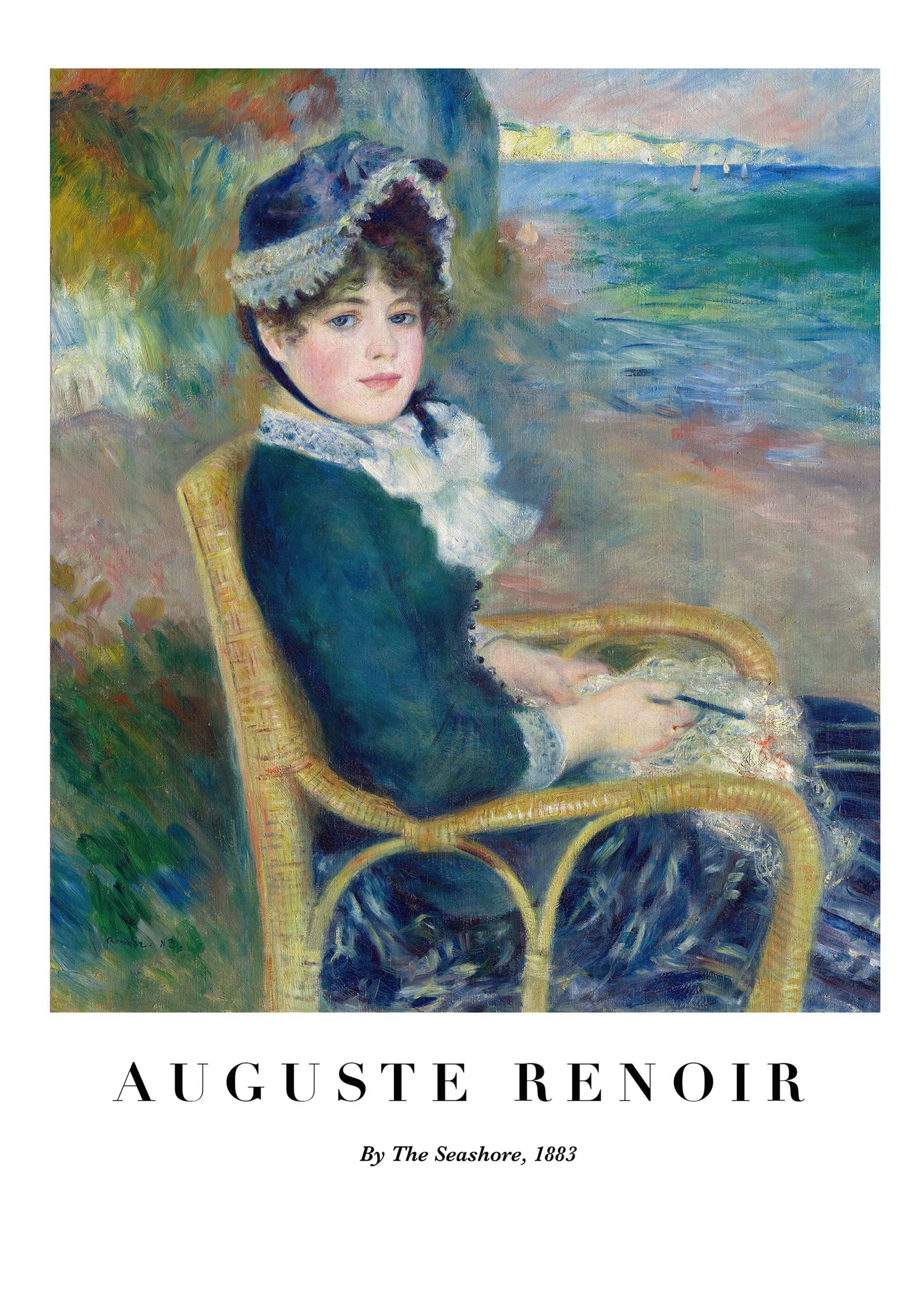 Auguste Renoir - By The Seashore Poster