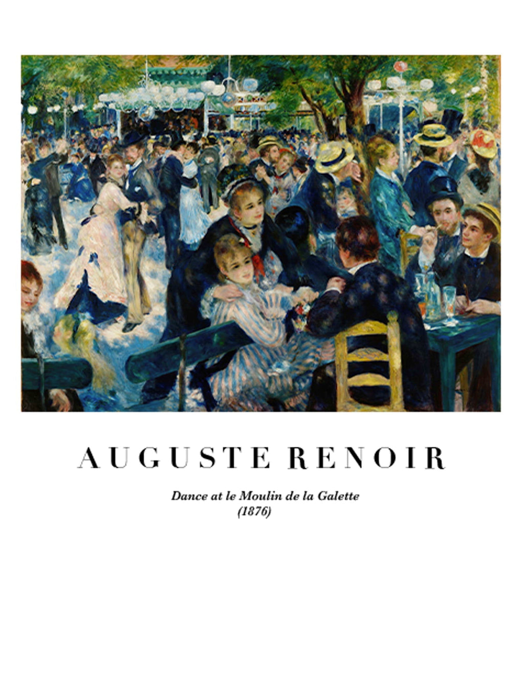 Auguste Renoir - Dance at Le Moulin de la Galette Poster