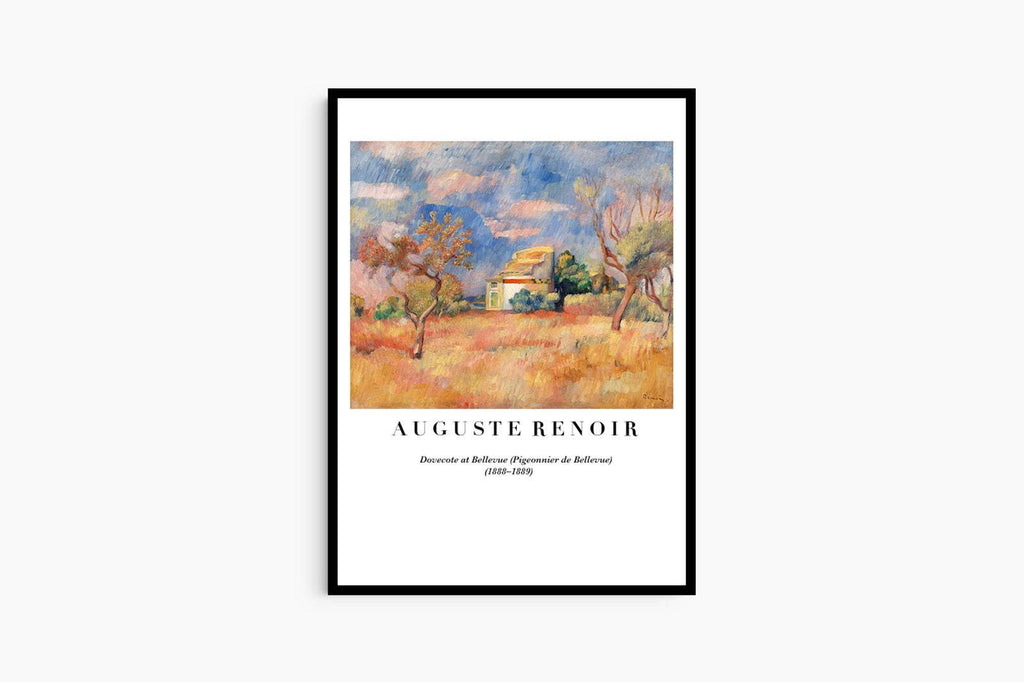 Auguste Renoir - Dovecote at Bellevue (Pigeonnier de Bellevue) Poster - Hakyarts
