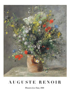 Auguste Renoir - Flowers in a Vase Poster