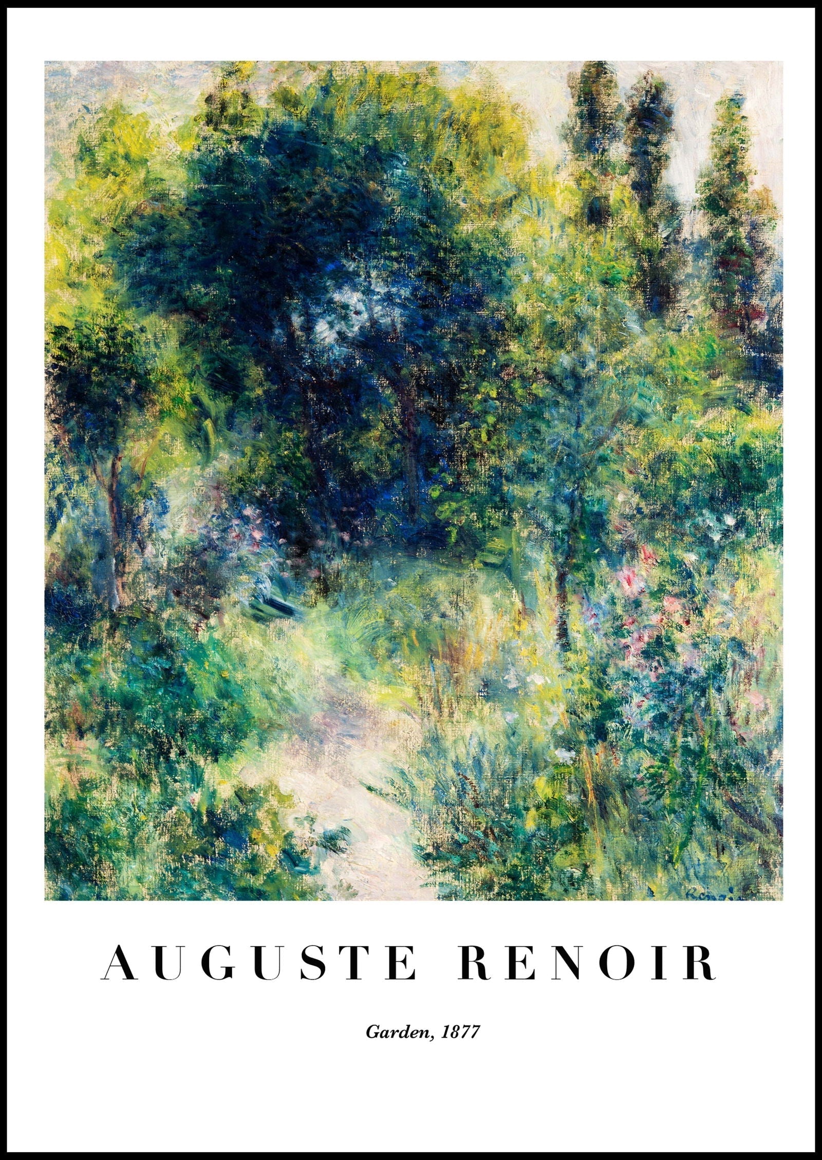 Auguste Renoir - Garden Poster