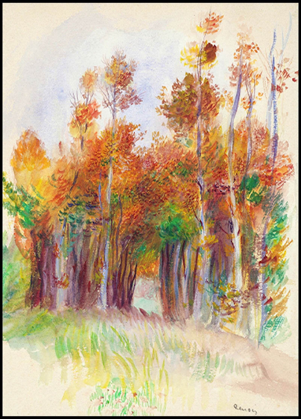 Auguste Renoir - Grove of Trees - Hakyarts