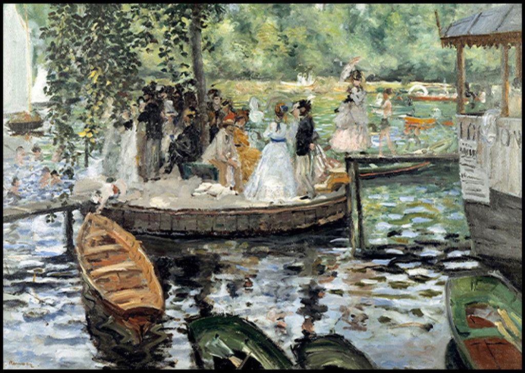 Auguste Renoir - La Grenouillère - Hakyarts