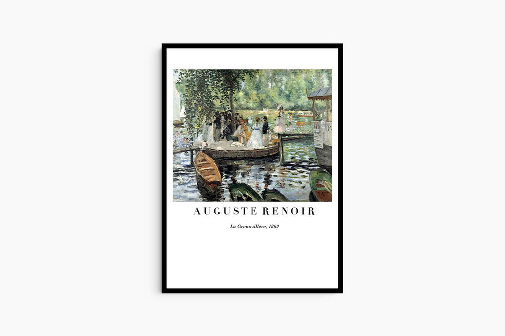 Auguste Renoir - La Grenouillère Poster - Hakyarts